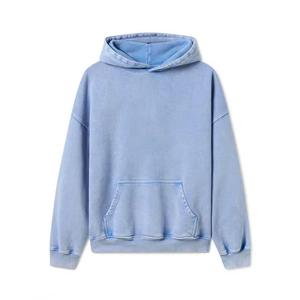 Jersey de mezcla de algodón para hombre de talla grande, Sudadera con capucha bordada de gran tamaño con logotipo personalizado básico - Product Image 6