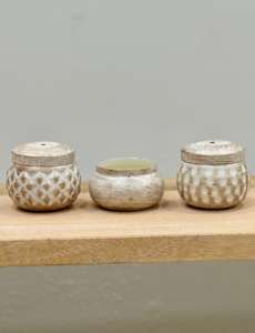 Los últimos tarros de relleno de cera de Metal étnico para candelabros de hierro Diwali para decoración festiva del hogar templo y cestas de regalo - Product Image 2