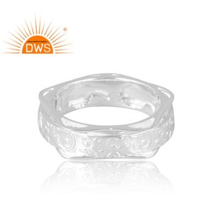 Joyería personalizada, anillo de banda de plata de ley 925, joyería personalizada para mujer, regalo para ella. - Product Image 4