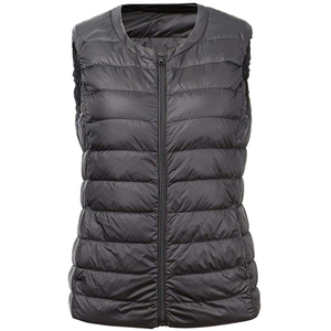 Fabricant de vêtements personnalisé Gilets gonflés pour femmes Veste rembourrée décontractée sans manches Rembourrage de manteau Gilets gonflés pour femmes équestres - Product Image 3