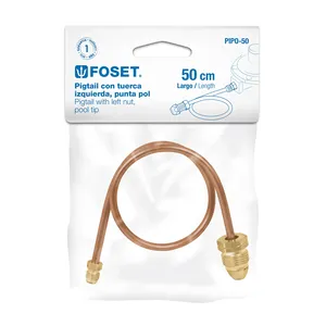 กล่องท่อประปา6 foset พร้อมน็อตซ้ายปลาย Pol 50 cm ความยาวหน่วย pigtail