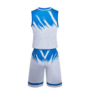 Uniforme de basket-ball personnalisé de haute qualité en polyester pour sports de plein air - Product Image 3