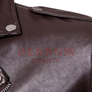 Dernières ventes de vestes en cuir pour hommes, coupe-vent en jean chauffant avec duvet, vente en gros - Product Image 6