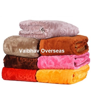 Bán Buôn Nhiệm Vụ Nặng Nề Polyester In Raschel Chồn Chăn Siêu Mềm Mại Thoải Mái Sang Trọng Ấm Chăn Hoa Thiết Kế - Product Image 4