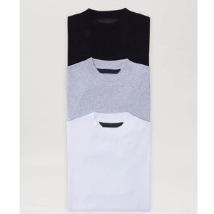 Camiseta de Cuello Redondo de Algodón 100% de 250 Gsm, Diseño Personalizado, Camisetas de Cuello Redondo de Color Sólido para Hombre - Product Image 5