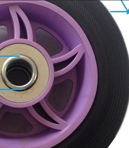 <b>Polyurethane</b> PP Material 3 Year Warranty for Farm Other Tires High Endurable Purple Tread-on-Core Wheel Steel <b>Rubber</b> Nylon - Product Image 5