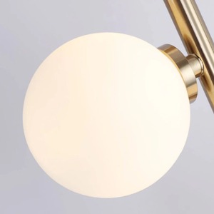 Lampadaire en tissu blanc en forme de champignon pour la décoration intérieure de salon de luxe moderne, élégant, support doré LED pour la maison et le bureau - Product Image 3