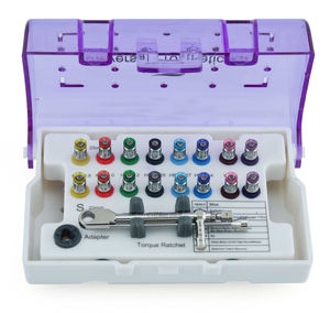 Kit de fraise d'osseodensification d'implant dentaire de haute qualité prothétique universel 10-70NCM pilotes à cliquet Kit chirurgical d'implant dentaire - Product Image 3