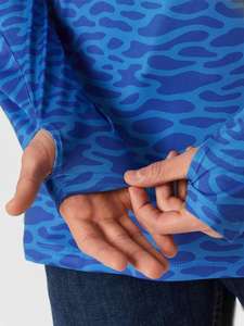 Haute qualité personnalisé hommes séchage rapide Upf50 + protection Uv chemises de pêche à capuche à manches longues chemises sublimées Uv Sublimation - Product Image 4