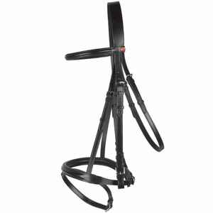 Brida ostentosa de caballo con banda de cristal para cejas ELEGIR COLOR Y TAMAÑO - Product Image 2