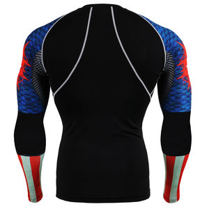Meilleur 2025 flambant neuf le plus populaire OEM Rash Guard pour les hommes élégant respirant Compression Gym Wear chemise Design le plus fabriqué - Product Image 2