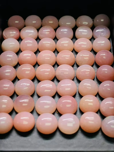 Coquille de conque rose naturelle faite à la main, cabochons en forme de cœur, opale rose, pierre précieuse de haute qualité, pierre précieuse en vrac pour la fabrication de bijoux - Product Image 4