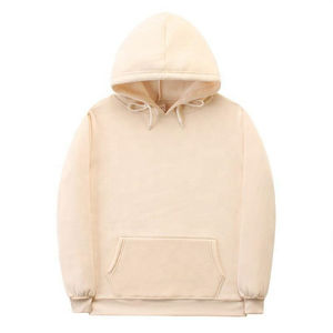 Sudadera con capucha de mezcla de algodón básica personalizada, fabricante de fábrica, precio al por mayor, sudadera de algodón, sudadera informal holgada desgastada para hombre - Product Image 5