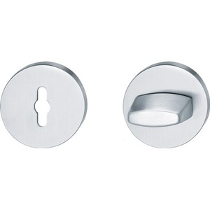 Cerraduras para Muebles Keyless 12 1735, Par de Rosetas de Acero Inoxidable 6204 de 7mm, Redondas, FSB R-WC, con Roseta 1735 - Product Image 1