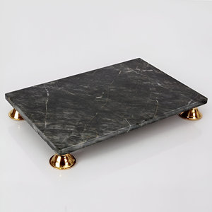 Bestselling Modern Design Green Marble Serving Tray <b>Board</b> Type Kitchen Use High Quality Best Price Quality Fruit Trays Supplier - Product Image 1
