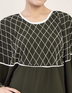 Abaya de Luxe Perlée à la Main pour Femme, Style Vintage, Robe Modeste de Créateur, Anti-Boulochage, Longueur Cheville, Collection 2026 – Vente en Gros - Product Image 5