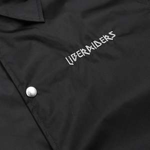 Veste Coach Réversible Liberaiders en Tissu Haute Qualité Imperméable avec Fermeture Éclair et Capuche, Style Streetwear pour l'Automne, Taille XS, Motif Unique - Product Image 3