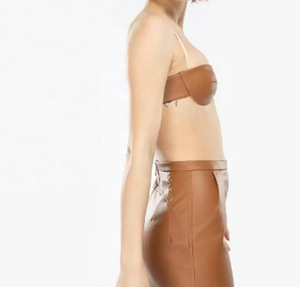 Ensemble de lingerie en cuir pour femmes, best-seller, haute qualité, nouveau design, soutien-gorge et sous-vêtements pour adultes, équipement de bondage pour adultes - Product Image 5