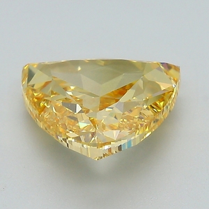 Diamante suelto de corte trillón, amarillo intenso, cultivado en laboratorio, certificado por IGI, para joyería fina al por mayor. - Product Image 3