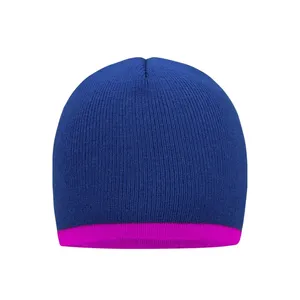 Customizable Contrasting Border <b>Beanie</b> Cap for Promotional Hoodies & Sweatshirts - Product Image 5