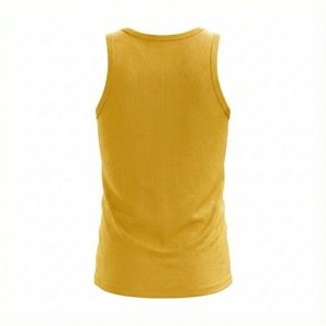 Camiseta Deportiva de Malla Transpirable para Hombre con Logotipo Personalizado al por Mayor, Panel Lateral en Contraste, Chaleco de Gimnasio de Secado Rápido - Product Image 2