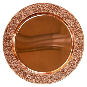 Assiettes de chargement créatives en gros Assiettes de présentation décoratives bordées de créateurs et sous-assiette pour Offre Spéciale - Product Image 1