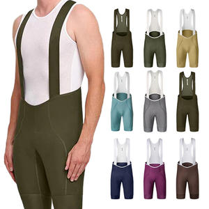 Pantalones cortos con pechera para hombre sublimados personalizados, ropa de ciclismo de nailon transpirable de alta elasticidad, pantalones medios 2024 para montar en bicicleta - Product Image 3
