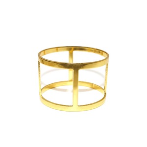 Fantastique qualité nouveau Design Simple or ronds de serviette cercle de serviette de Noël pour la fête des paramètres de Table - Product Image 4