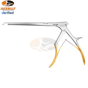 Instrumento quirúrgico espinal ortopédico JACKBILLY Love Kerrison Rongeur Punch Placa de pie Regular mordida de 90 grados de acero inoxidable - Product Image 6