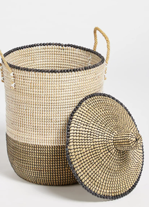 2026 New Hot Sell Design Straw Multifunction Laundry <b>Basket</b> Lids <b>Cheap</b> Price Low MOQ Storage Household Eco Friendly - Product Image 4