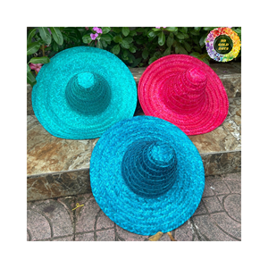 Mũ Rơm Mexican dệt thủ công/trải nghiệm vẻ đẹp của mũ rơm Mexican thủ công, thể hiện sự khéo léo truyền thống - Product Image 5