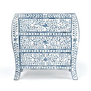 Armoire à tiroirs personnalisée en nacre incrustée Solution de rangement élégante Armoires à tiroirs Matériau MOP de haute qualité - Product Image 2