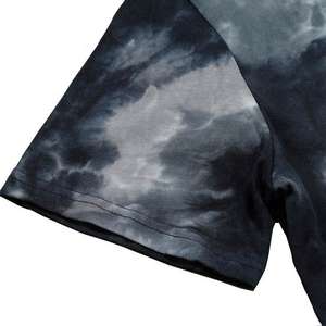 Camiseta Personalizada para Hombre, Teñida con Técnica Tie-Dye, Tejida, 100% Algodón, Corte Ajustado, Estilo Hip Hop, Cuello Redondo - Product Image 3