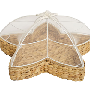 Hot Trend Star Shaped Mesh Food Cover Water Jacinth Panier de rangement avec couvercle pour le stockage des aliments Prix bon marché Cuisine du Vietnam - Product Image 3