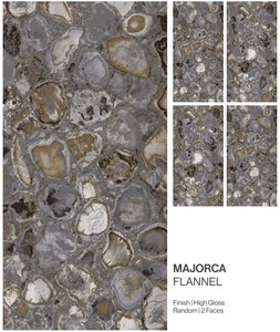 กระเบื้องพอร์ซเลนเคลือบเงาพรีเมียม ขนาด 600x1200 มม. รุ่นมาจอร์ก้า แฟลนเนล - Product Image 2