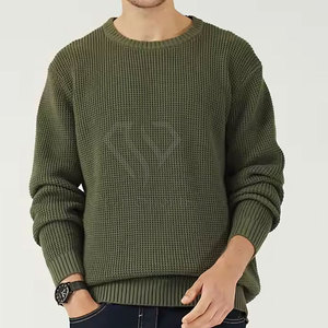 100% suéteres de algodón hechos para hombres último estilo suéteres para hombres 2025 nueva llegada suéteres para hombres - Product Image 2