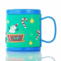 Tasses à café promotionnelles en PVC 2026 personnalisées avec logo imprimé, résistantes à la chaleur, souvenirs, objets de collection, mugs à eau à motif de dessin animé
