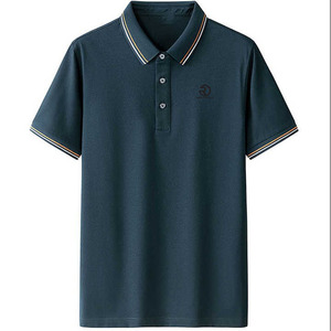 เสื้อโปโลสำหรับผู้ชายเสื้อกีฬาแขนสั้นเสื้อโปโลผ้าฝ้ายสำหรับขับขี่ม้าฤดูร้อน - Product Image 6