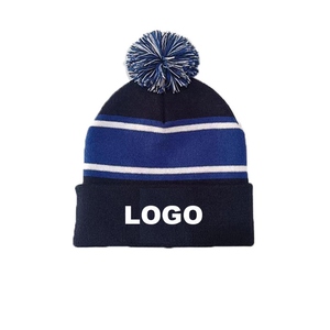 Fabricant de bonnets décontractés avec logo personnalisé Prix bon marché Vêtements d'hiver en plein air Bonnets avec logo personnalisé - Product Image 4