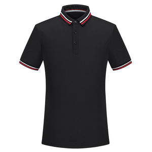 Personnalisé Hommes pour Polo 100% Coton Motif Solide Manches Courtes Coupe Slim Avec Broderie Plus Size Hit Couleur T-Shirts Toile - Product Image 6