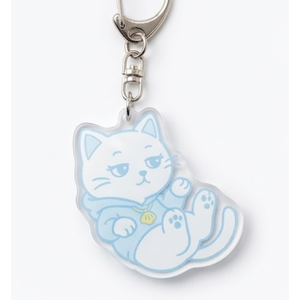 Thick Acrylic <b>Keychain</b> with UV Printing Cute <b>Anime</b> Design Stainless Steel Carabiner - Product Image 1