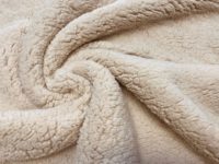 Tissu Sherpa Faux Shearling Teddy Polaire Doublure Peluche Polyester Tissu pour Vestes Hoodies Couvertures Fournisseur En Gros