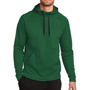 Vente en gros de sweats à capuche unis pour hommes en coton mélangé thermique avec logo personnalisé - Product Image 1