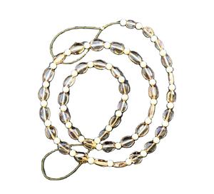 พลอยควอทซ์สโมคกี้ธรรมชาติ41ชิ้นลูกปัดรูปไข่เรียบสำหรับทำเครื่องประดับ2020สีน้ำตาลยอดนิยม - Product Image 1