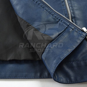 Veste en cuir de haute qualité, logo personnalisé, veste en cuir, vêtements de mode, veste en cuir pour hommes - Product Image 6