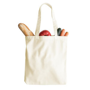 Sac fourre-tout en toile de coton biologique imprimé à l'écran avec motif de dessin animé écologique recyclé, personnalisé avec logo - Product Image 2