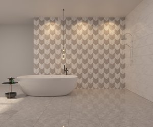 La mejor opción de Vietnam 60x60 80x80 Azulejos de porcelana con apariencia de mármol esmaltado pulido Azulejos de pared y piso en sala de estar gris - Product Image 4