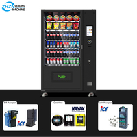 Distributeur automatique de boissons snack 24 heures sur 24 à écran tactile de 10.1 pouces Distributeur automatique de nourriture pour snackautomaten extérieur