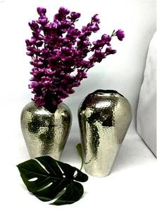 Jarrón Decorativo de Acero Inoxidable Galvanizado de Lujo, Decoración Moderna de Metal Dorado y Plateado para el Hogar y Hoteles. - Product Image 5