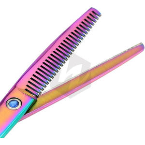 Tijeras de Entresacar para Peluquería, Recubrimiento de Titanio Múltiple, Diseño Personalizado, Ligeras y Elegantes - Product Image 4